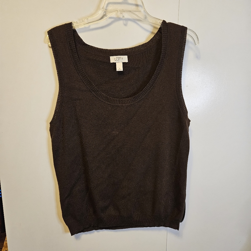 LOFT brown sweater XL
